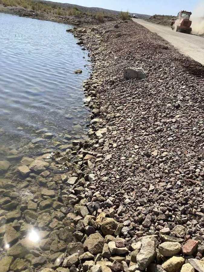 Riprap shoreline protection