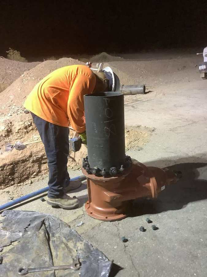 Fire line valve and riser assembly