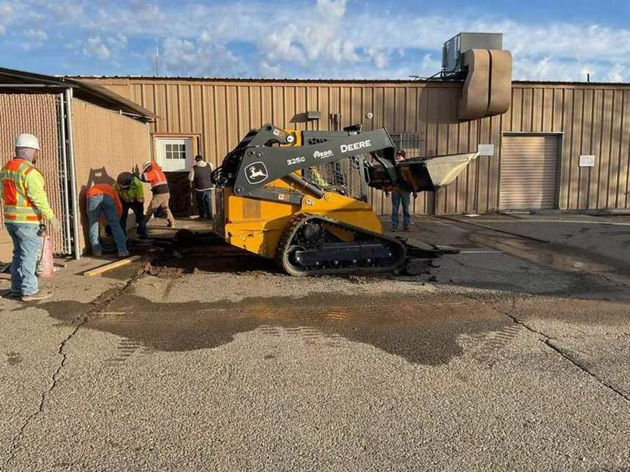 Pavement removal with a skid steer